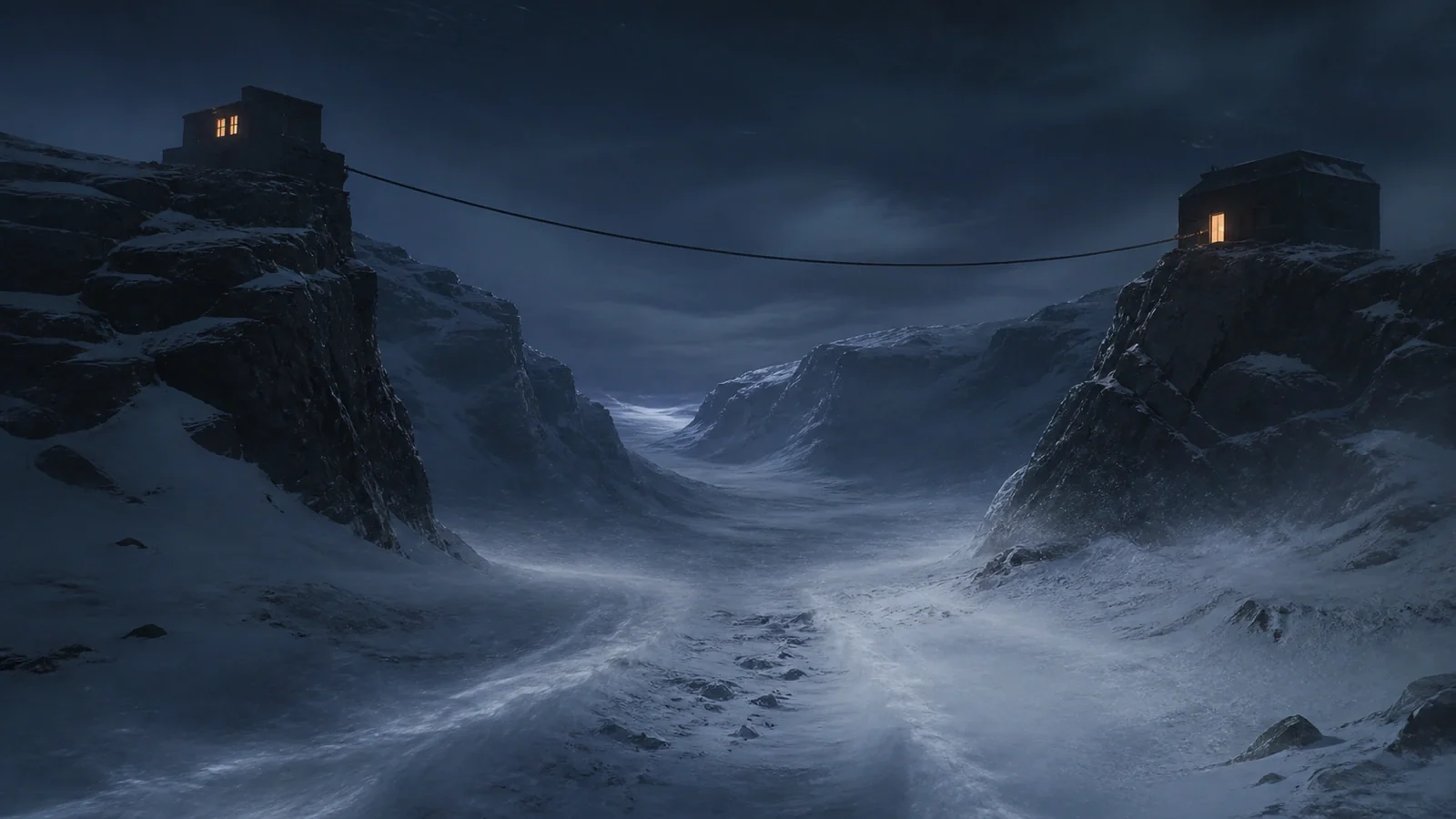 《懸崖》|身份之間的雪第 04 幕〈雪埋腳印〉:風雪抹去來路,安全要求每一次真實靠近都不能留下證明。